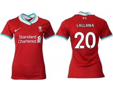 Women 2020-2021 Liverpool home aaa version 20 red Soccer Jerseys