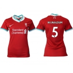 Women 2020-2021 Liverpool home aaa version 5 red Soccer Jerseys