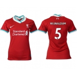 Women 2020-2021 Liverpool home aaa version 5 red Soccer Jerseys