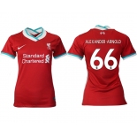 Women 2020-2021 Liverpool home aaa version 66 red Soccer Jerseys