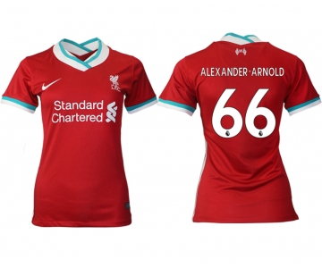 Women 2020-2021 Liverpool home aaa version 66 red Soccer Jerseys