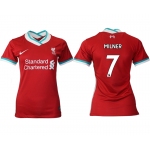 Women 2020-2021 Liverpool home aaa version 7 red Soccer Jerseys