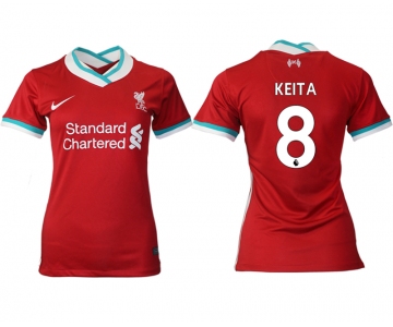 Women 2020-2021 Liverpool home aaa version 8 red Soccer Jerseys