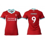 Women 2020-2021 Liverpool home aaa version 9 red Soccer Jerseys