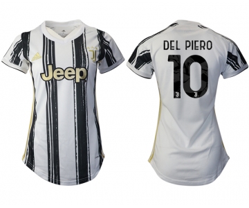 Women 2020-2021 Juventus home aaa version 10 white Soccer Jerseys1