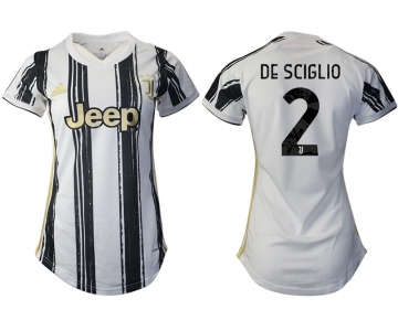 Women 2020-2021 Juventus home aaa version 2 white Soccer Jerseys