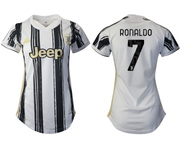 Women 2020-2021 Juventus home aaa version 7 white Soccer Jerseys