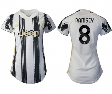 Women 2020-2021 Juventus home aaa version 8 white Soccer Jerseys