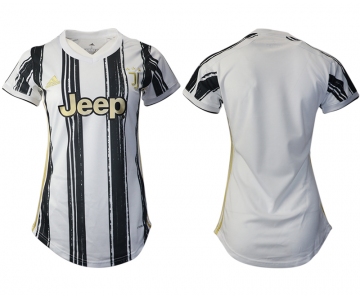 Women 2020-2021 Juventus home aaa version blank white Soccer Jerseys