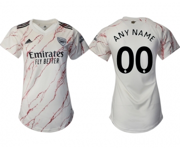 Arsenal away aaa version womens custom soccer 2021  jerseys