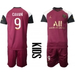 Youth 2020-2021 club Paris St German away 9 red Soccer Jerseys