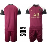 Youth 2020-2021 club Paris St German away red Soccer Jerseys