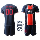 Youth 2020-2021 club Paris St German home customized blue Soccer Jerseys