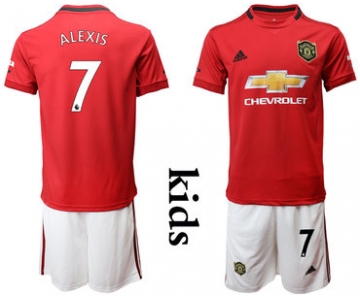 2019-20 Manchester United 7 ALEXIS Youth Home Soccer Jersey