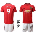 2019-20 Manchester United 9 LUKAKU Youth Home Soccer Jersey