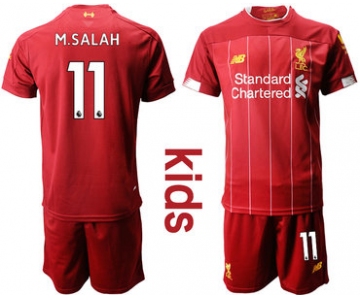 2019-20 Liverpool 11 M.SALAH Youth Home Soccer Jersey