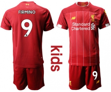 2019-20 Liverpool 9 FIRMINO Youth Home Soccer Jersey