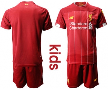 2019-20 Liverpool Youth Home Soccer Jersey