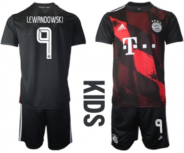 2021 Bayern Munich away youth 9 soccer jerseys