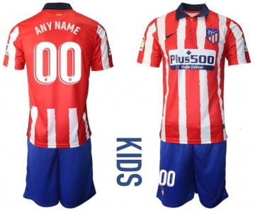 Youth 2020-2021 club Atletico Madrid home customized red Soccer Jerseys