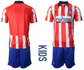Youth 2020-2021 club Atletico Madrid home red Soccer Jerseys