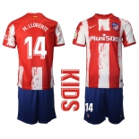 Youth 2021-2022 Club Atletico Madrid home red 14 Nike Soccer Jersey