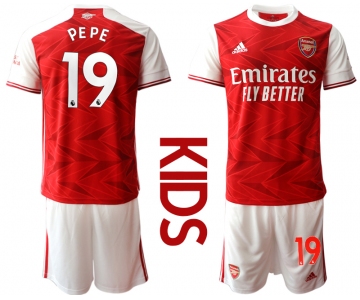 Youth 2020-2021 club Arsenal home 19 red Soccer Jerseys