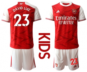 Youth 2020-2021 club Arsenal home 23 red Soccer Jerseys