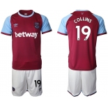 Men 2020-2021 club West Ham United home 19 red Soccer Jerseys