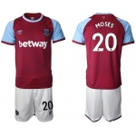 Men 2020-2021 club West Ham United home 20 red Soccer Jerseys