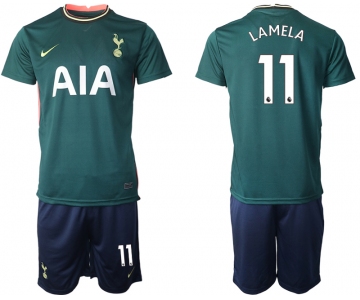 Men 2020-2021 club Tottenham away 11 green Soccer Jerseys