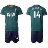 Men 2020-2021 club Tottenham away 14 green Soccer Jerseys