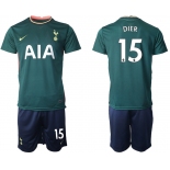 Men 2020-2021 club Tottenham away 15 green Soccer Jerseys