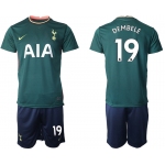 Men 2020-2021 club Tottenham away 19 green Soccer Jerseys