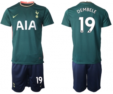 Men 2020-2021 club Tottenham away 19 green Soccer Jerseys