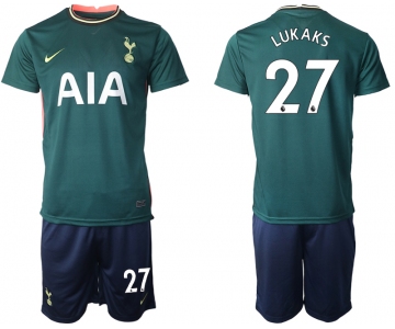 Men 2020-2021 club Tottenham away 27 green Soccer Jerseys