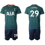 Men 2020-2021 club Tottenham away 29 green Soccer Jerseys