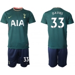 Men 2020-2021 club Tottenham away 33 green Soccer Jerseys