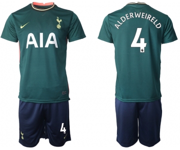 Men 2020-2021 club Tottenham away 4 green Soccer Jerseys