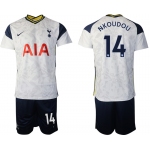 Men 2020-2021 club Tottenham home 14 white Soccer Jerseys