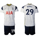 Men 2020-2021 club Tottenham home 29 white Soccer Jerseys