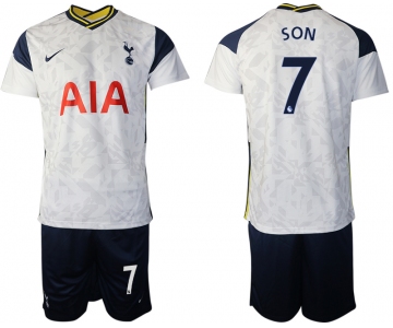 Men 2020-2021 club Tottenham home 7 white Soccer Jerseys