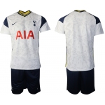 Men 2020-2021 club Tottenham home blank white Soccer Jerseys