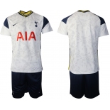 Men 2020-2021 club Tottenham home blank white Soccer Jerseys