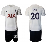 Men 2021-2022 Club Tottenham home white 20 Nike Soccer Jersey