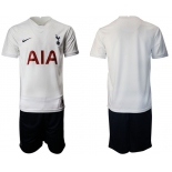 Men 2021-2022 Club Tottenham home white blank Nike Soccer Jersey