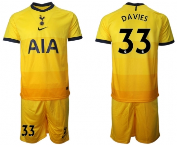 Men 2021 Tottenham Hotspur away 33 soccer jerseys