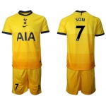 Men 2021 Tottenham Hotspur away 7 soccer jerseys