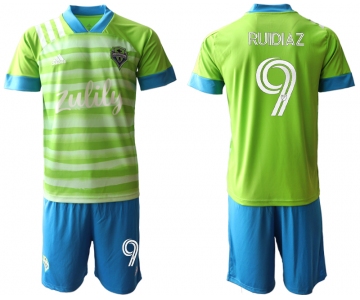 Men 2020-2021 club Seattle Sounders home 9 green Soccer Jerseys