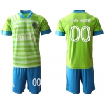 Men 2020-2021 club Seattle Sounders home customized green Soccer Jerseys